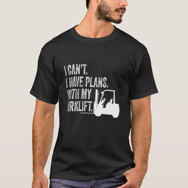 Certified forklift operator fork lift designated d T-Shirt (Front)