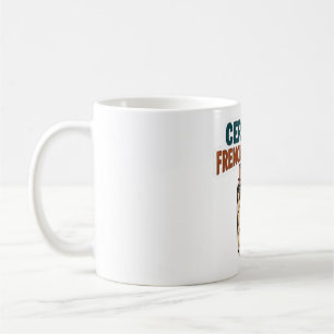 Certified Frenchie Burrito Sticker Coffee Mug