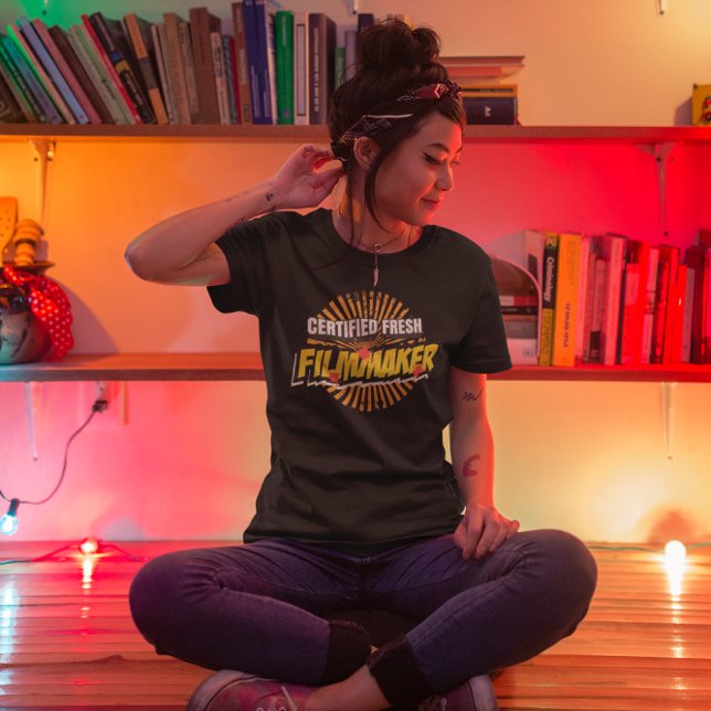 Certified Fresh Filmmaker - Funny Movie T-Shirt (Creator Uploaded)