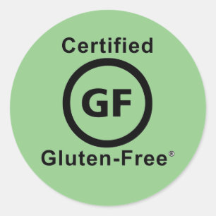 Certified Gluten Free Symbol Classic Round Sticker