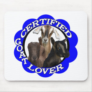 CERTIFIED GOAT LOVER! MOUSE PAD