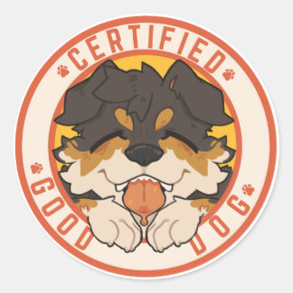 Certified Good Dog Sticker