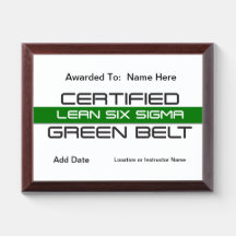 Certified Green Belt