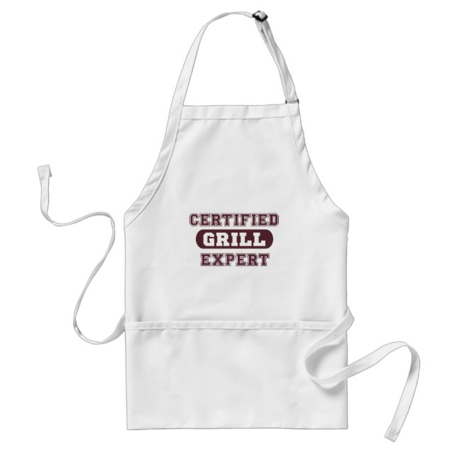 "Certified Grill Expert" Standard Apron (Front)