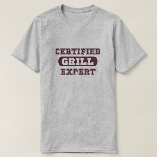 Certified Grill Expert T-Shirt (Design Front)