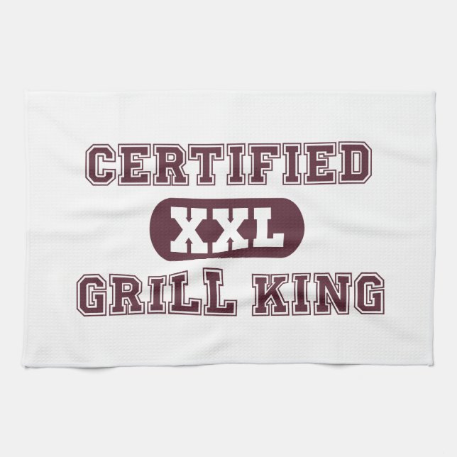 Certified Grill King Tea Towel (Horizontal)