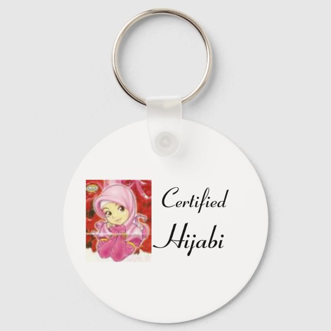 Certified Hijabi Key Ring (Front)
