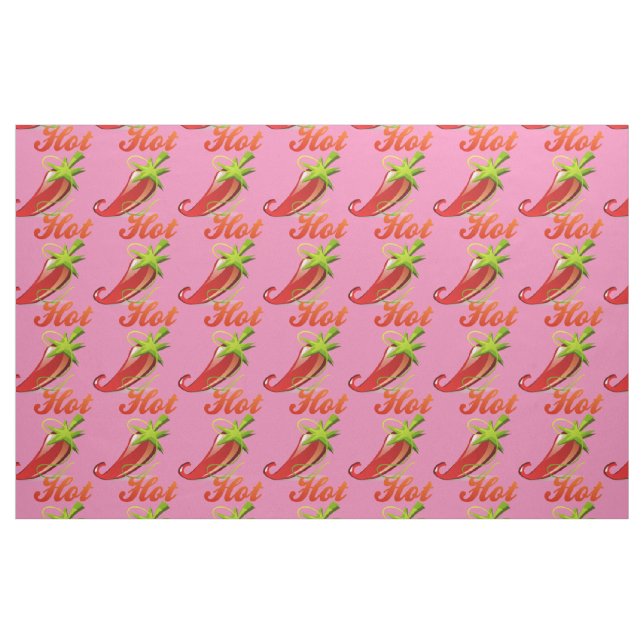 Certified Hot Chilli Peppers Thunder_Cove  Fabric (Fat Quarter)