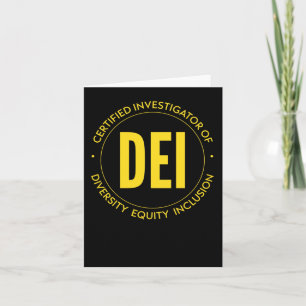 Certified Investigator Of Dei Diversity Equity Inc Card
