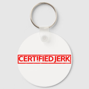 Certified Jerk Stamp Key Ring