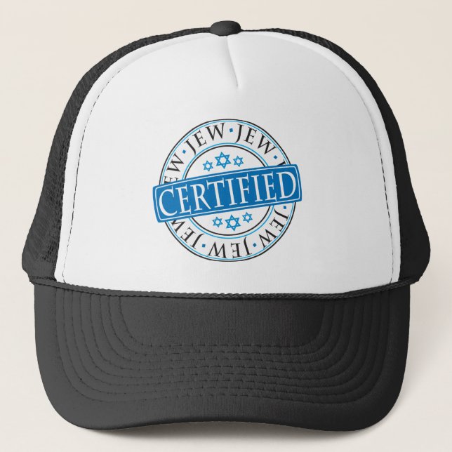 Certified Jew Trucker Hat (Front)