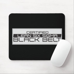 Certified Lean Six Sigma Black Belt Mouse Pad