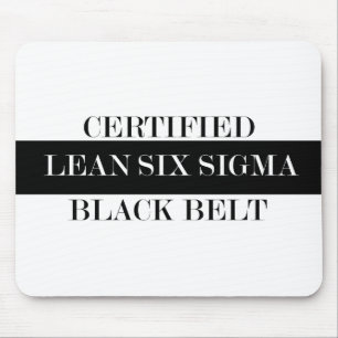Certified Lean Six Sigma Mouse Pad