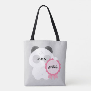 Certified Low Energy Panda Tote Bag