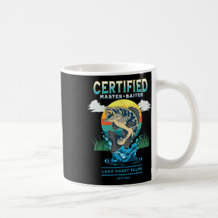 Certified Master Baiter Funny Fishing Coffee Mug