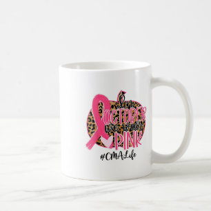 Certified Medical Istant In October We Wear Pink Coffee Mug