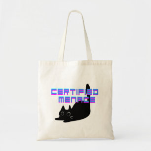 Certified Menace Purple Tote Bag