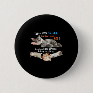 Certified Nap Expert Funny Lazy Cat Meme Cat Moms 6 Cm Round Badge