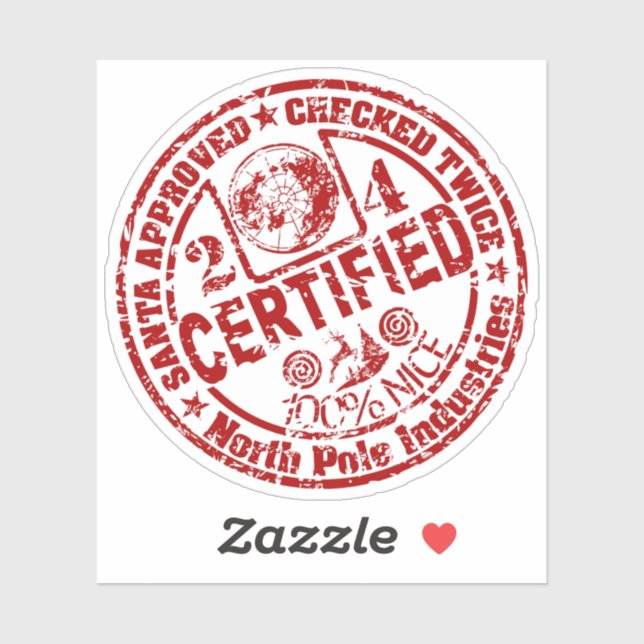 "Certified Nice" Christmas (Sheet)