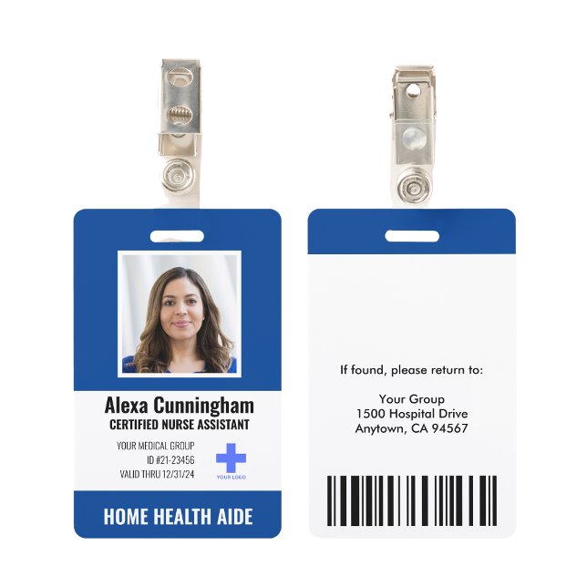 Certified Nurse Aide Photo ID Badge (Creator Uploaded)