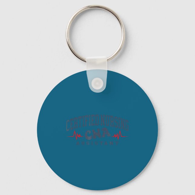 Certified Nurse Assistant Nursing Cna Key Ring (Front)