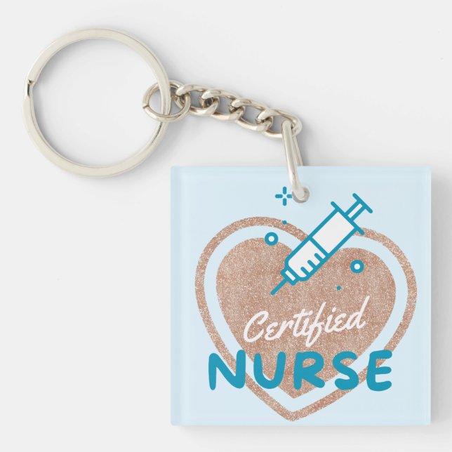 Certified Nurse Key Ring (Front)