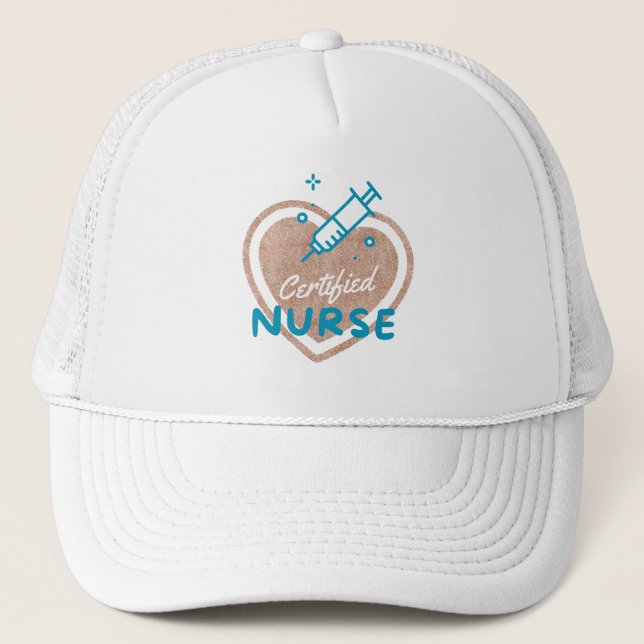 Certified Nurse Trucker Hat (Front)