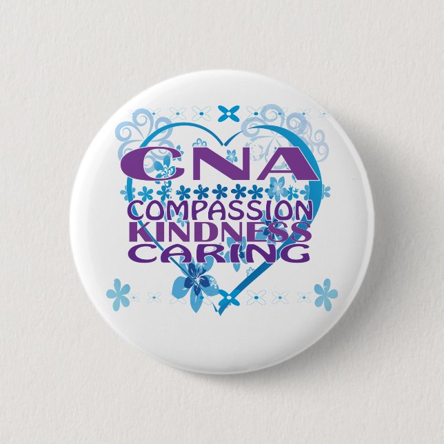 Certified Nurses Assistant 6 Cm Round Badge (Front)