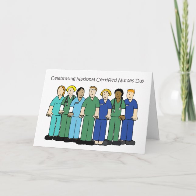 Certified Nurses Day - March 19th Card (Front)