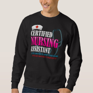 Certified Nursing Assistant Cna Cute Enough Stop Y Sweatshirt