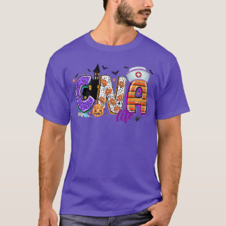 Certified Nursing Assistant CNA Nurse Life Hallowe T-Shirt