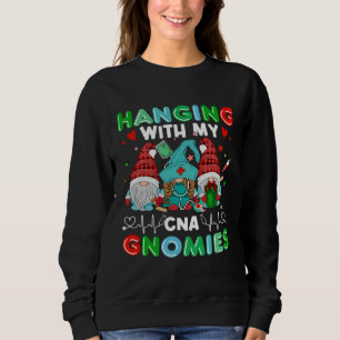 Certified Nursing Assistant Hanging With My CNA Gn Sweatshirt