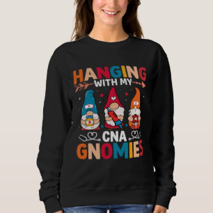 Certified Nursing Assistant Hanging With My CNA Gn Sweatshirt