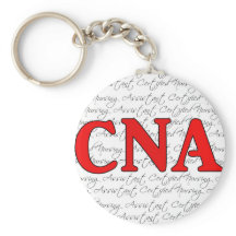 Certified nursing assistant keychain