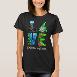 Certified Nursing Assistant Love World Earth Day G T-Shirt