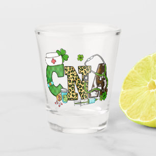 Certified Nursing Assistant St. Patrick's Shot Glass