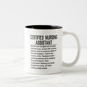 Certified nursing assistant Two-Tone coffee mug