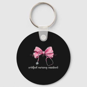 Certified Nursing Istant Cna Stethoscope Coquette Key Ring