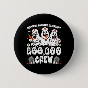 Certified Nursing istant Halloween Ghost CNA 6 Cm Round Badge
