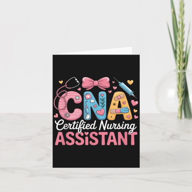 Certified Nursing istant Nurse Aide Nurse istant Card (Front)
