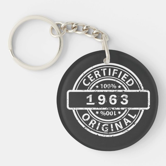 Certified Original customisable Key Ring (Front)