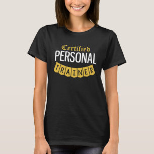 Certified Personal Trainers Gym Workout Fitness Co T-Shirt