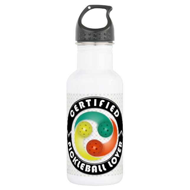 Certified Pickleball Lover 1 Options 532 Ml Water Bottle (Front)