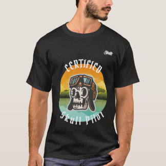 Certified Pilot Skull Shirt - Perfect for Aviators