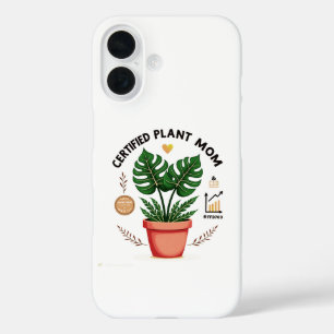 Certified Plant Mum & CEO" iPhone 16 Case