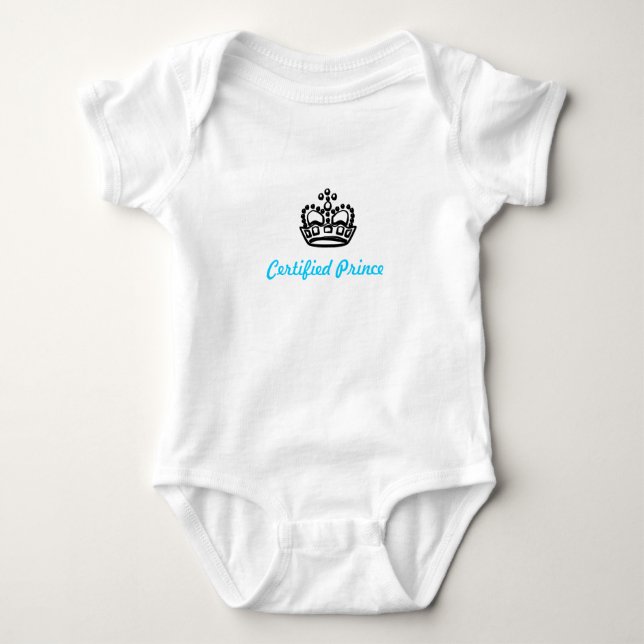 Certified Prince Baby Bodysuit (Front)