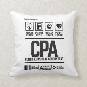 certified public accountant-CPA Cushion