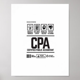 certified public accountant-CPA Poster