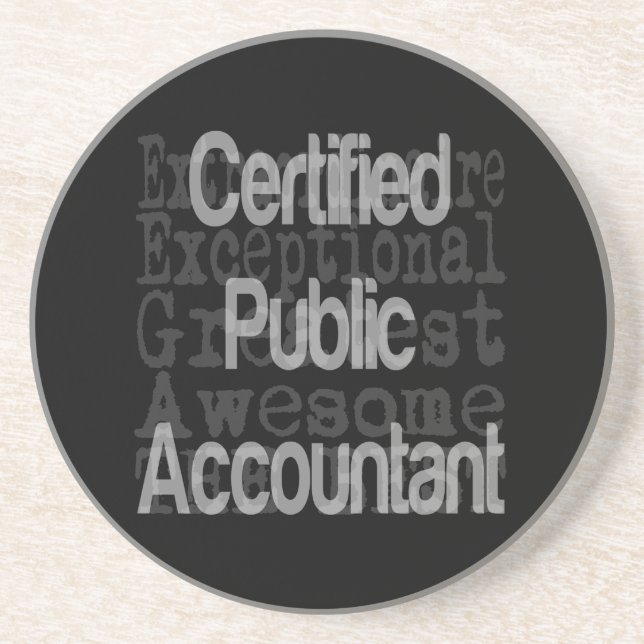 Certified Public Accountant Extraordinaire Coaster (Front)