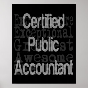 Certified Public Accountant Extraordinaire Poster